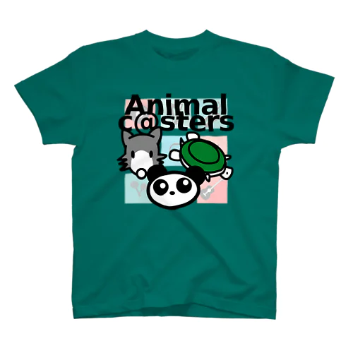 Animal c@sters ファンシーデザイン スタンダードTシャツ