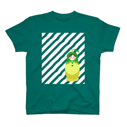 [九州・大分]かぼすマトリョーシカさん Regular Fit T-Shirt