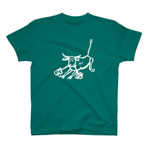 荒ぶる雄牛（Snorting Bull） Regular Fit T-Shirt