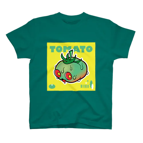 あせあせトマト　青 スタンダードTシャツ