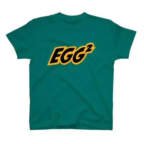 "Apple Green" EGG² Logo T-shirts Regular Fit T-Shirt