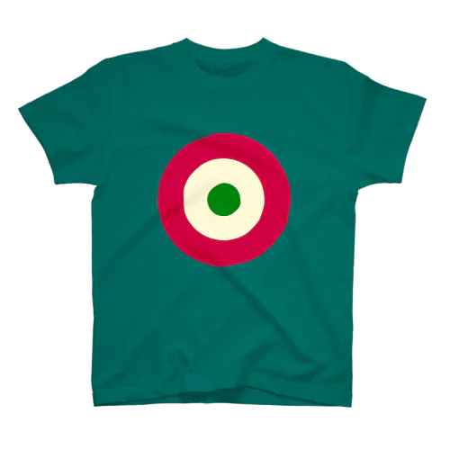 サークルa・あずき・クリーム・緑 Regular Fit T-Shirt