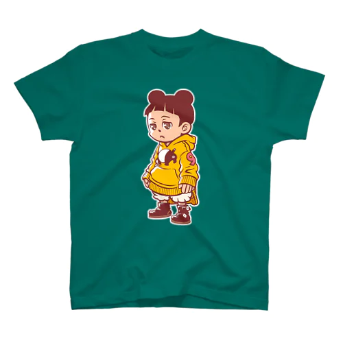 お団子カンフー Regular Fit T-Shirt