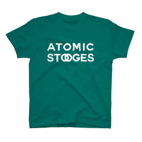 Atomic stooges LOGO white print Regular Fit T-Shirt