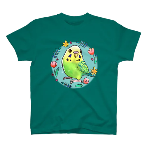 セキセイインコ原種ちゃん スタンダードTシャツ