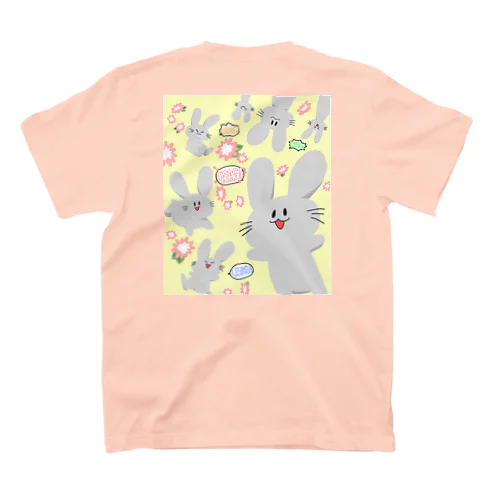 灰色うさぎちゃん スタンダードTシャツ