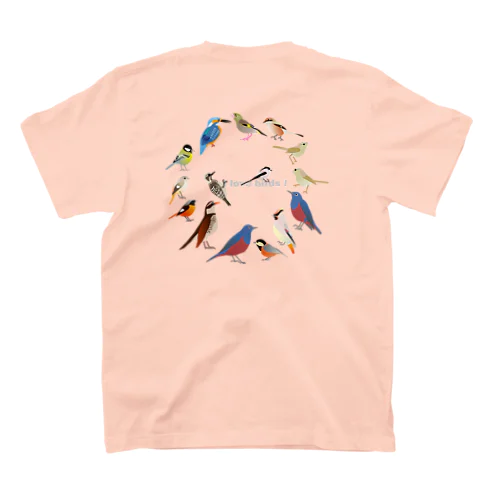 I love birds F 特大 スタンダードTシャツ