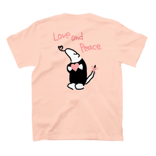 【バックプリント】Love and Peace スタンダードTシャツ