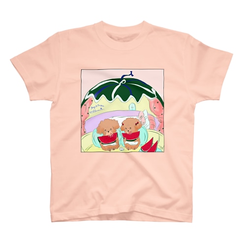 ♪   《Happy🍉Glamping》 Regular Fit T-Shirt