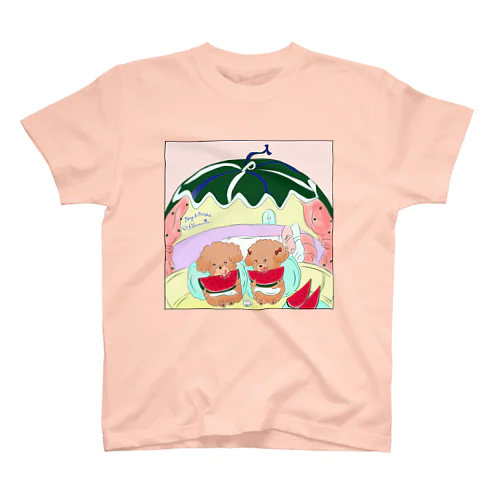 ♪   《Happy🍉Glamping》 Regular Fit T-Shirt