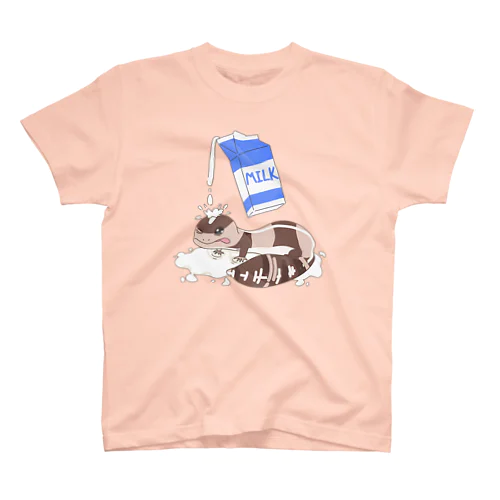 ニシアフリカトカゲモドキ・ミルク Regular Fit T-Shirt