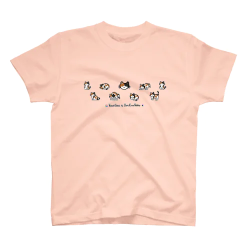ドット絵の猫（三毛） Regular Fit T-Shirt