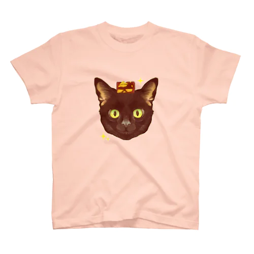 黒猫さんと栗入り羊羮 スタンダードTシャツ