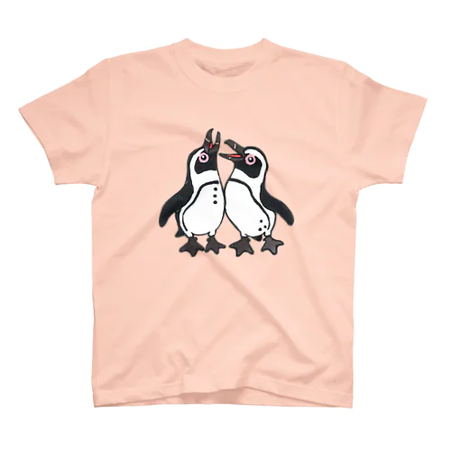 仲良く鳴き交わす🐧🐧 スタンダードTシャツ