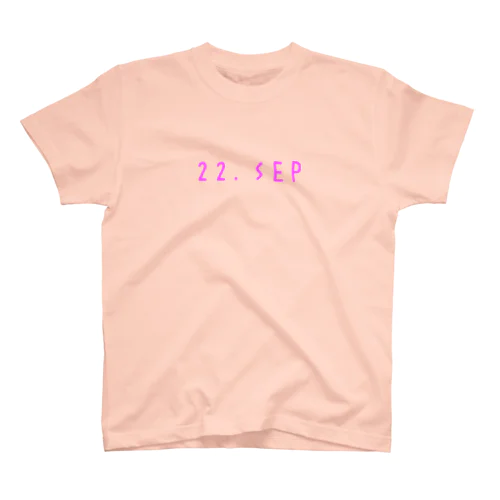 バースデー［22.SEP］ピンク Regular Fit T-Shirt