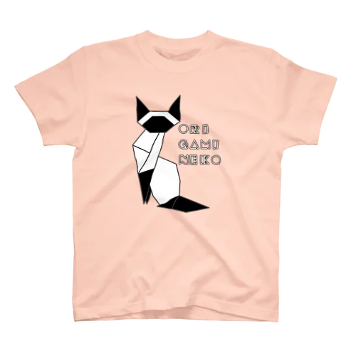 ORIGAMI NEKO (シャム) スタンダードTシャツ