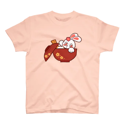 ぽっぷらうさぎ(おしるこ) スタンダードTシャツ