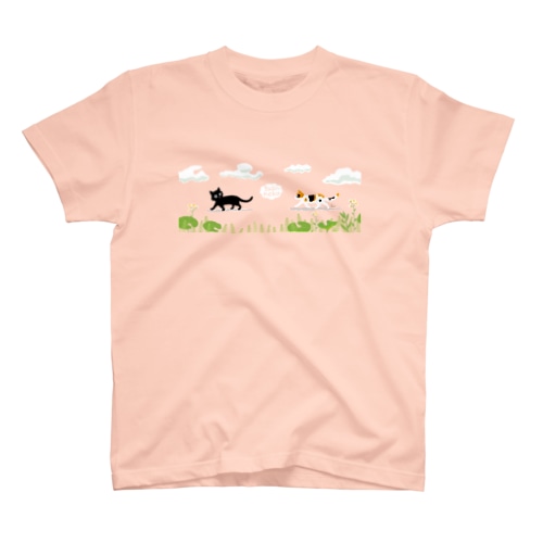 たびねこあぜ道の二人 Regular Fit T-Shirt