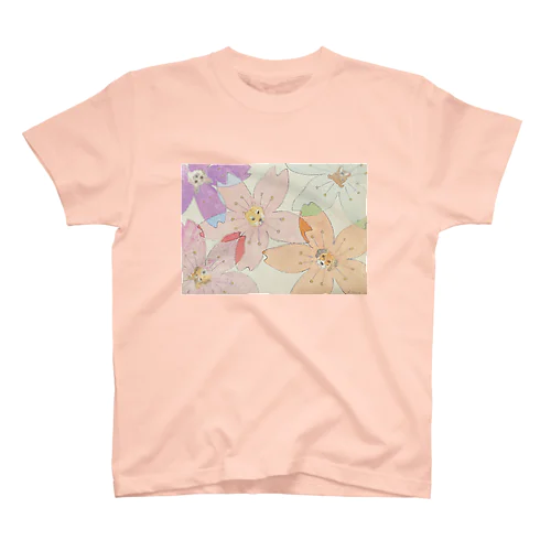 桜犬（さくらいぬ） スタンダードTシャツ