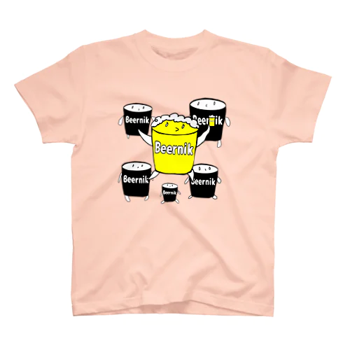 ビールニクンとカラコップン スタンダードTシャツ