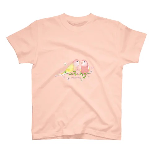 aoamoアキクサインコ スタンダードTシャツ