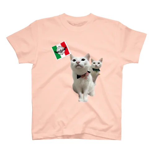 カルロッタ🇮🇹鶴ちゃん＆亀① スタンダードTシャツ