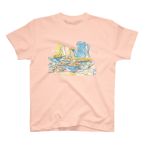 Suisai rakugaki (tea party) スタンダードTシャツ