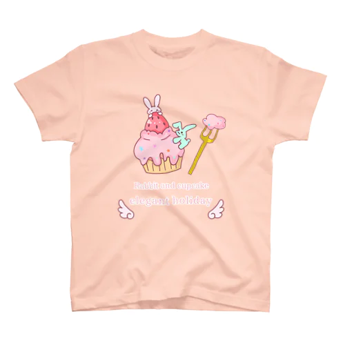 うさぎとカップケーキ Regular Fit T-Shirt