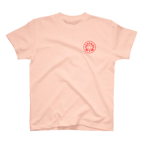 おさげのたいよう宣伝Tシャツ「後ろがQR」 Regular Fit T-Shirt