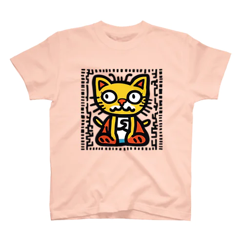 キーヘリ風キャット前プリＴ２ スタンダードTシャツ