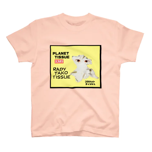 PLANET TISSUE 5385 『RADY TAKO TISSUE』 Regular Fit T-Shirt