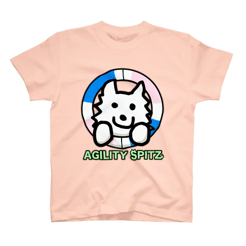 AGILITY SPITZ「タイヤからこんにちは！」 Regular Fit T-Shirt