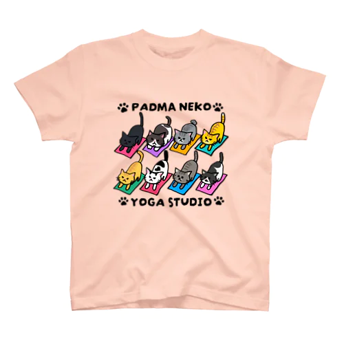 パドマネコの猫のポーズ Regular Fit T-Shirt