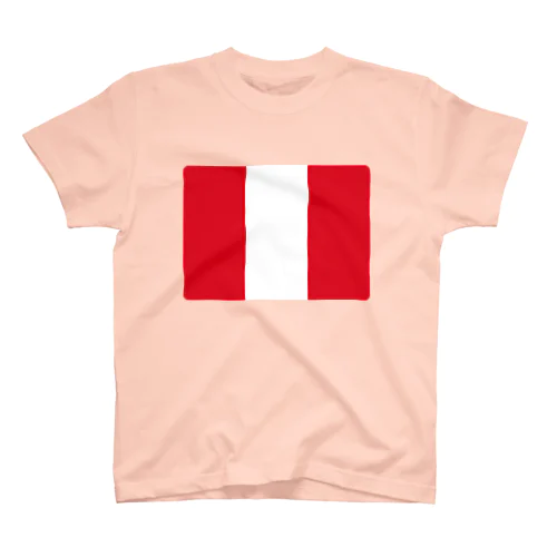 ペルーの国旗 Regular Fit T-Shirt