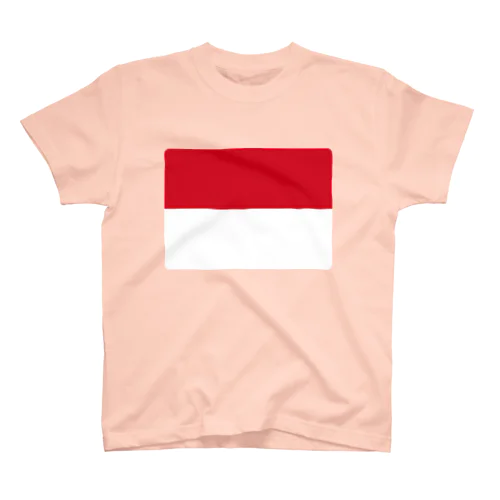 モナコの国旗 Regular Fit T-Shirt