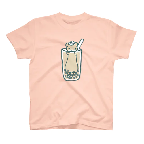 タピオカワウソミルクティー スタンダードTシャツ