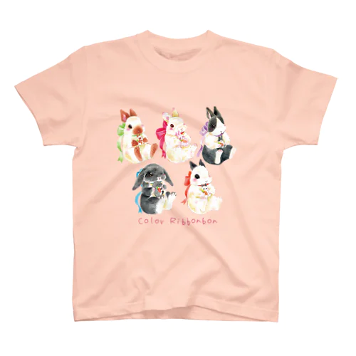 ぬいぐるみぎゅっ　うさぎシリーズ スタンダードTシャツ