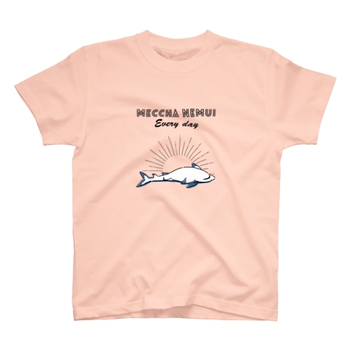 MECCHA NEMUI さめ Regular Fit T-Shirt