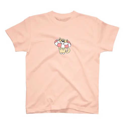 ヘタレ柴犬〜うきわ〜 Regular Fit T-Shirt