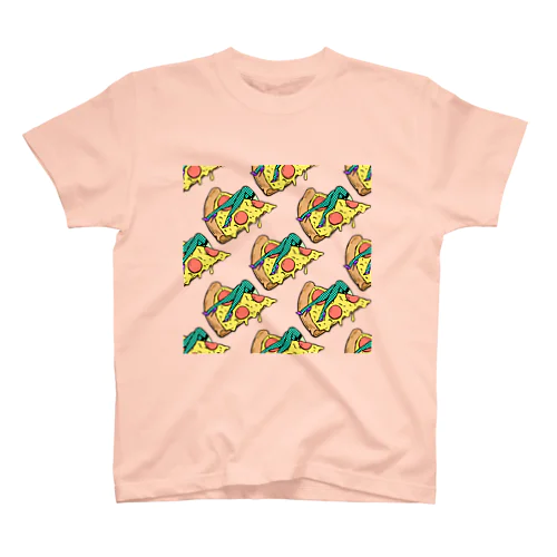 欲望のピザ🍕　GUILTY PLEASURE PIZZA AO TRANSPARENCY スタンダードTシャツ