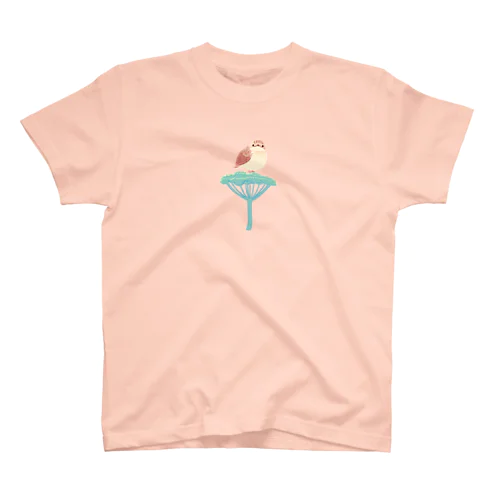ノビタキのヒナ（color） Regular Fit T-Shirt