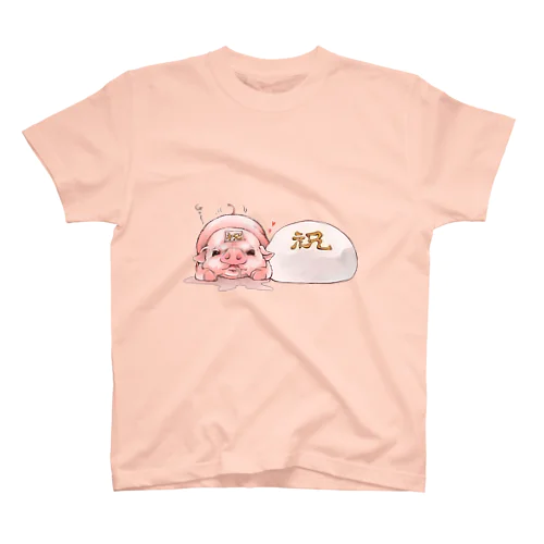 紅白まんじゅう スタンダードTシャツ