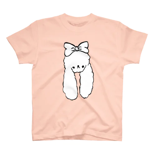 うえむきうさぎ と したむきいぬ スタンダードTシャツ