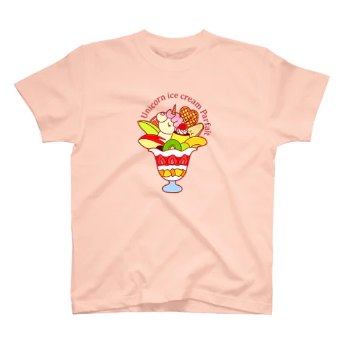 ユニコーンアイスクリームパフェ Regular Fit T-Shirt