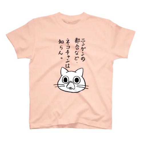 ﾈｺﾁｬﾝは知らんTシャツ スタンダードTシャツ