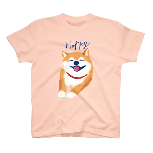 ハッピーわんこ 柴犬 スタンダードTシャツ