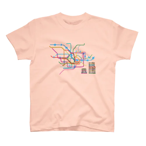 subway labyrinth-東京の地下迷宮- スタンダードTシャツ