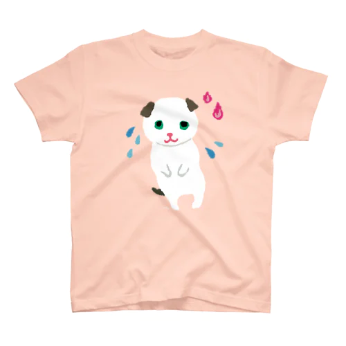 おばけTシャツ＜でっかいすねこすり＞ スタンダードTシャツ