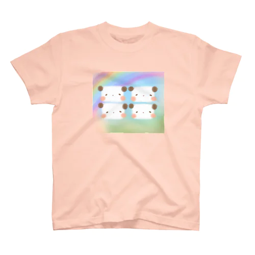 虹空の4パンダ スタンダードTシャツ