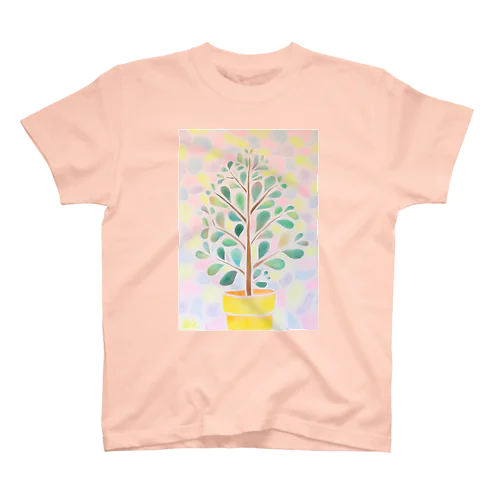 ミズノリエ「鉢植えの木」 スタンダードTシャツ